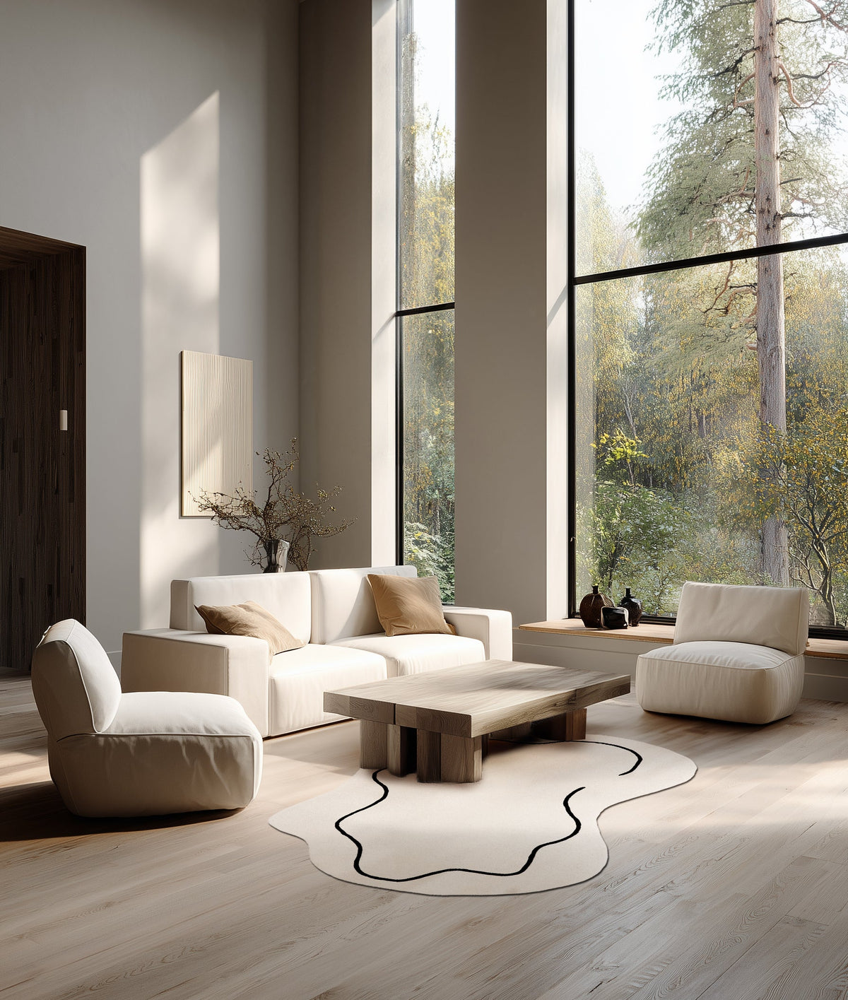 Dywan Loop Ivory